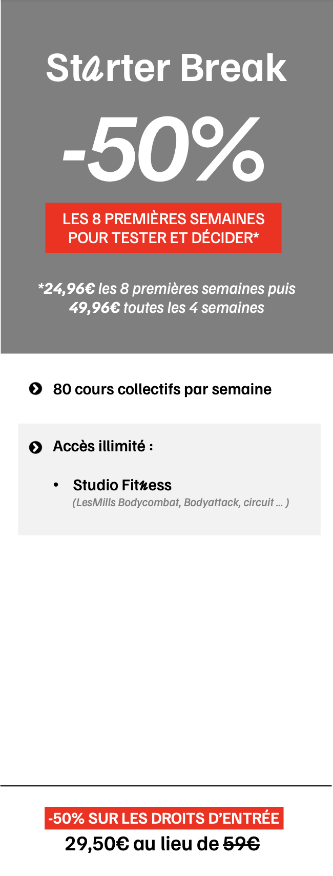 Starter <span>b</span>reak