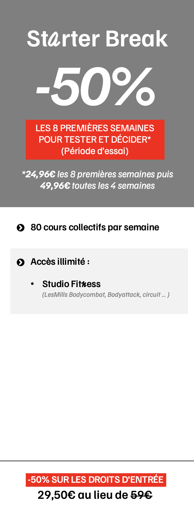 Starter <span>b</span>reak